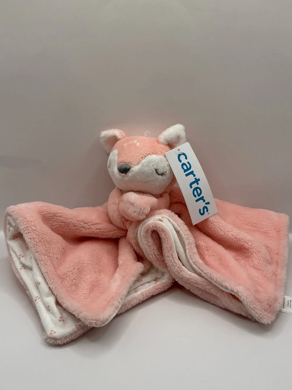 NWT Carter's Baby Lovey Baby Deer Fawn Security Blanket Plush Soother